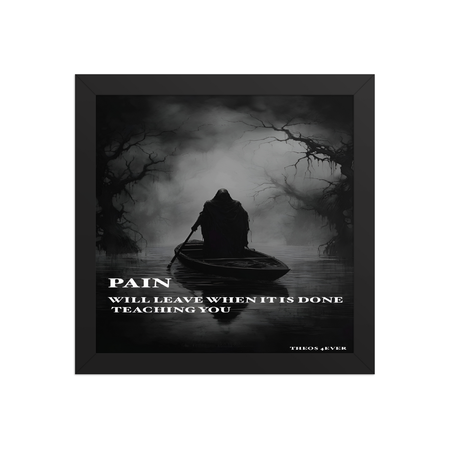 pain Motivation poster(Framed Edition)