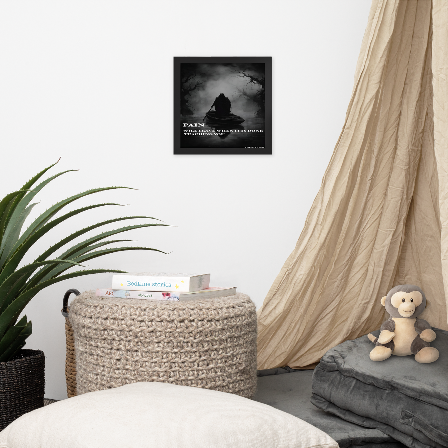 pain Motivation poster(Framed Edition)