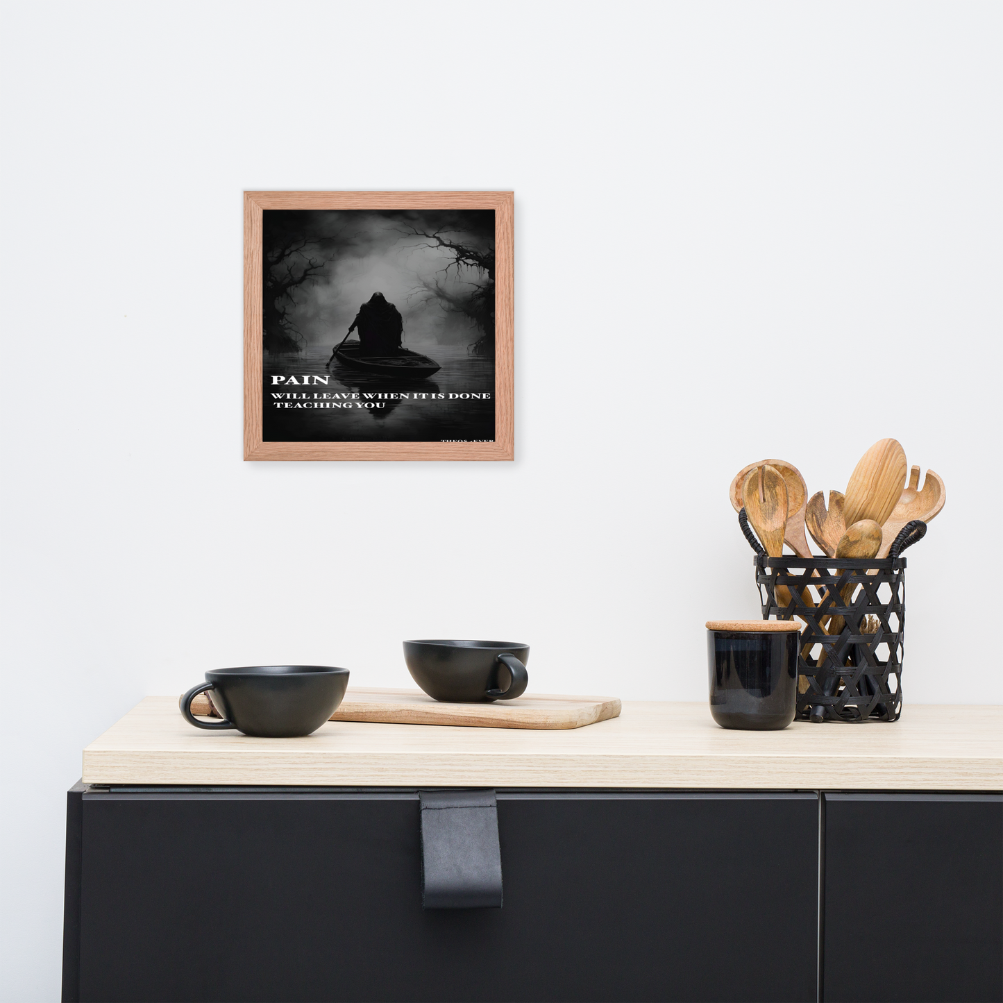 pain Motivation poster(Framed Edition)