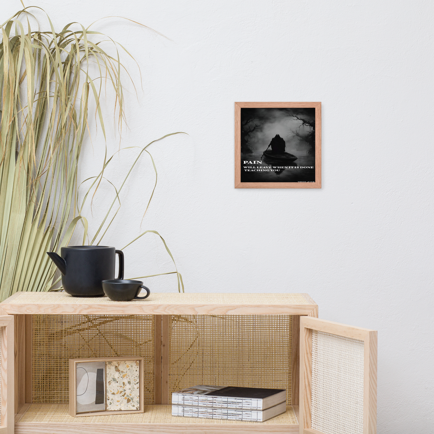 pain Motivation poster(Framed Edition)