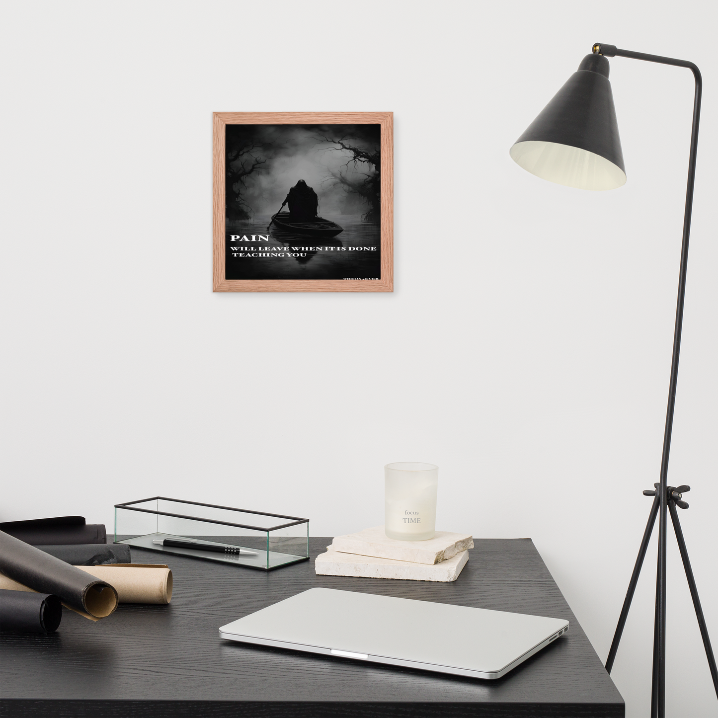 pain Motivation poster(Framed Edition)