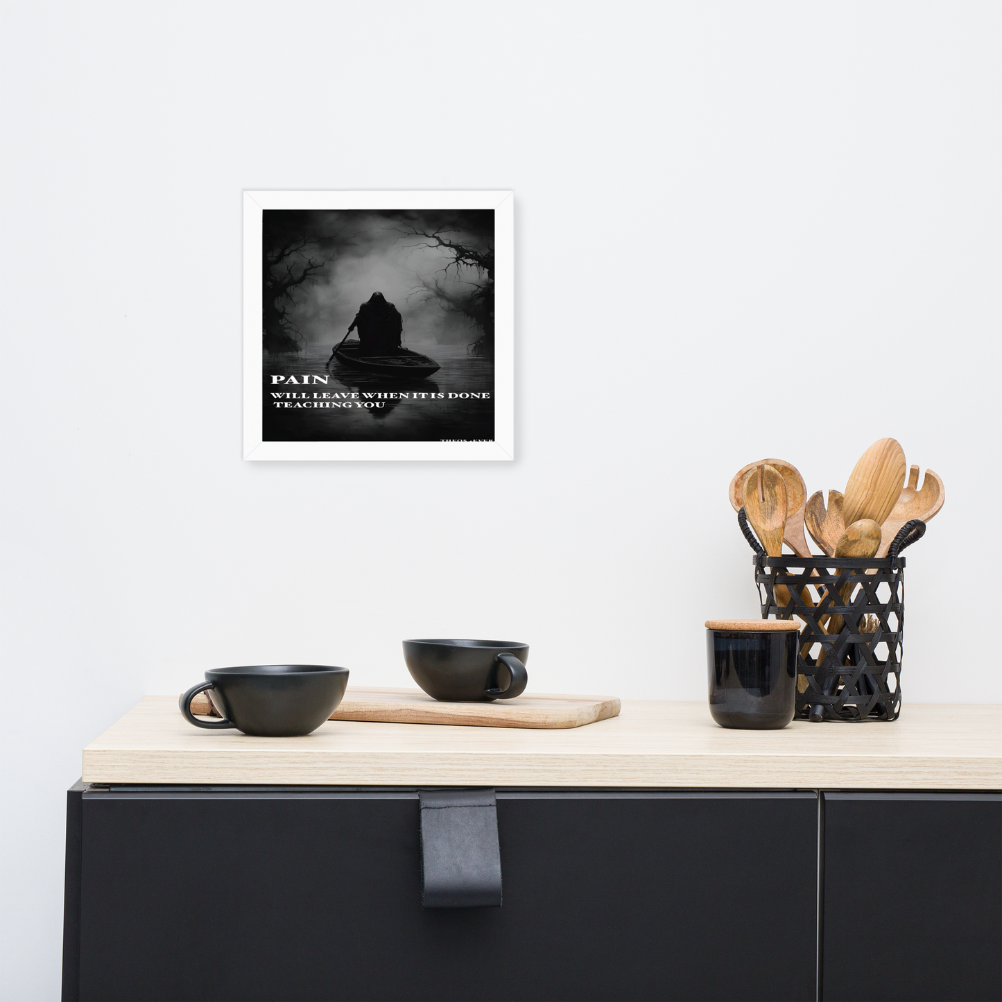 pain Motivation poster(Framed Edition)