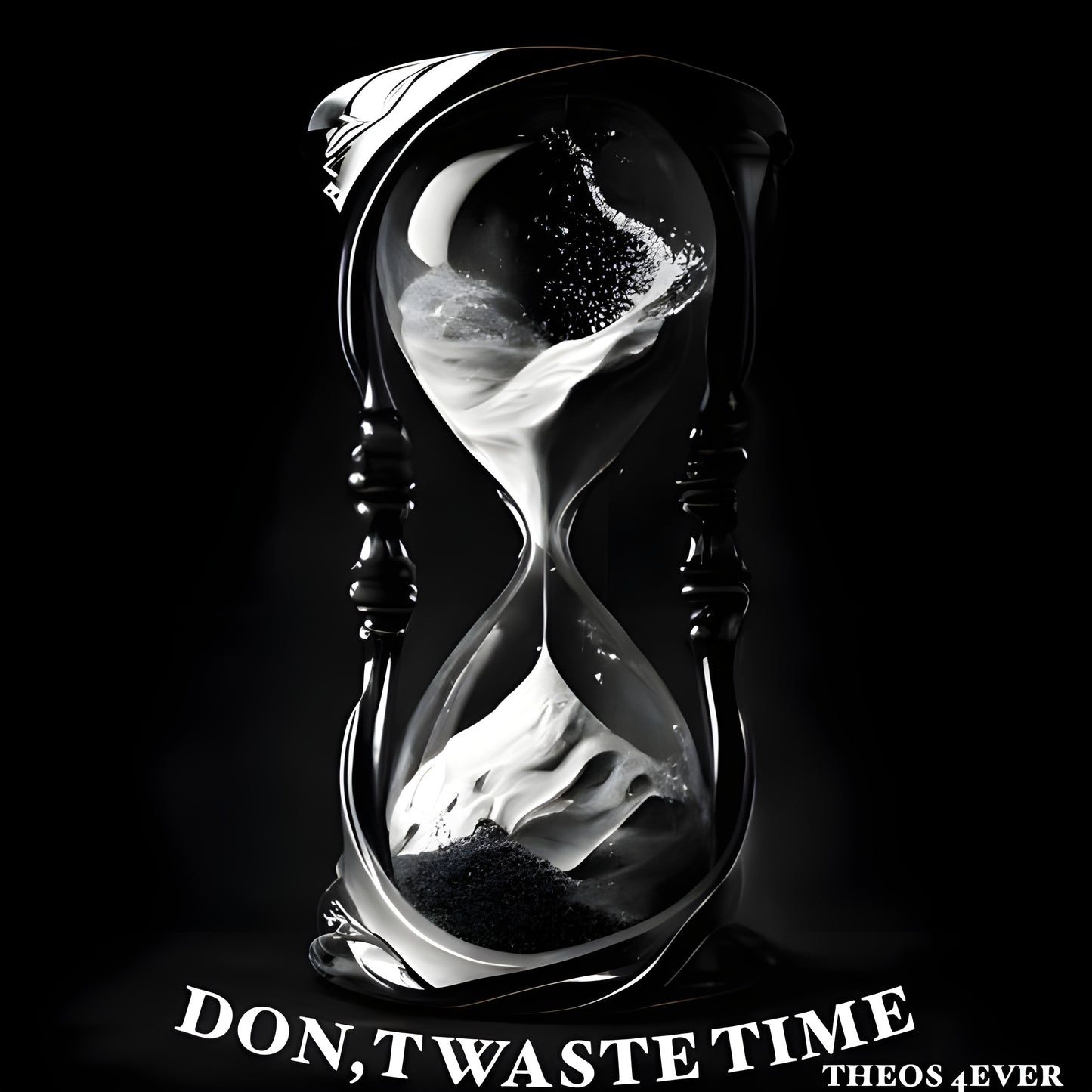 Don't Waste Time Motivation Poster(Framed Poster)