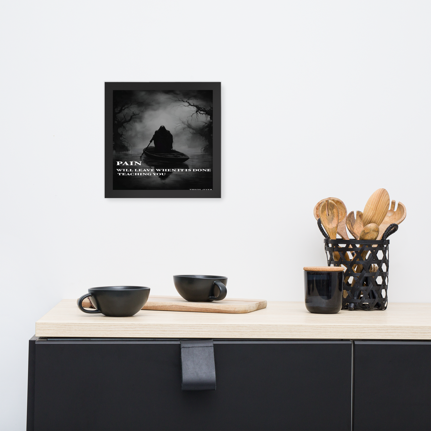 pain Motivation poster(Framed Edition)