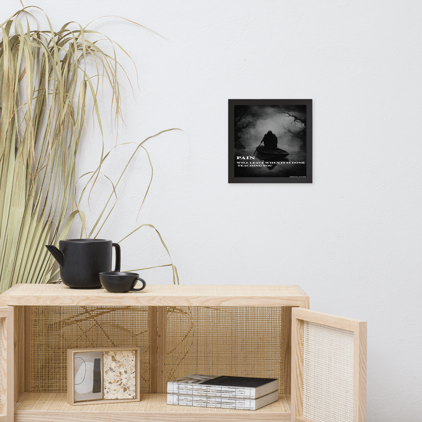 pain Motivation poster(Framed Edition)