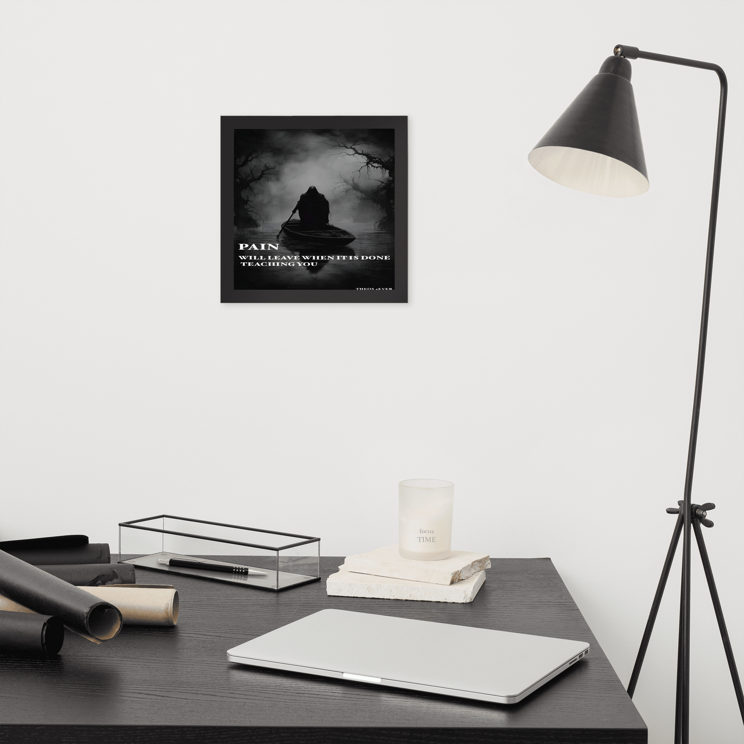 pain Motivation poster(Framed Edition)