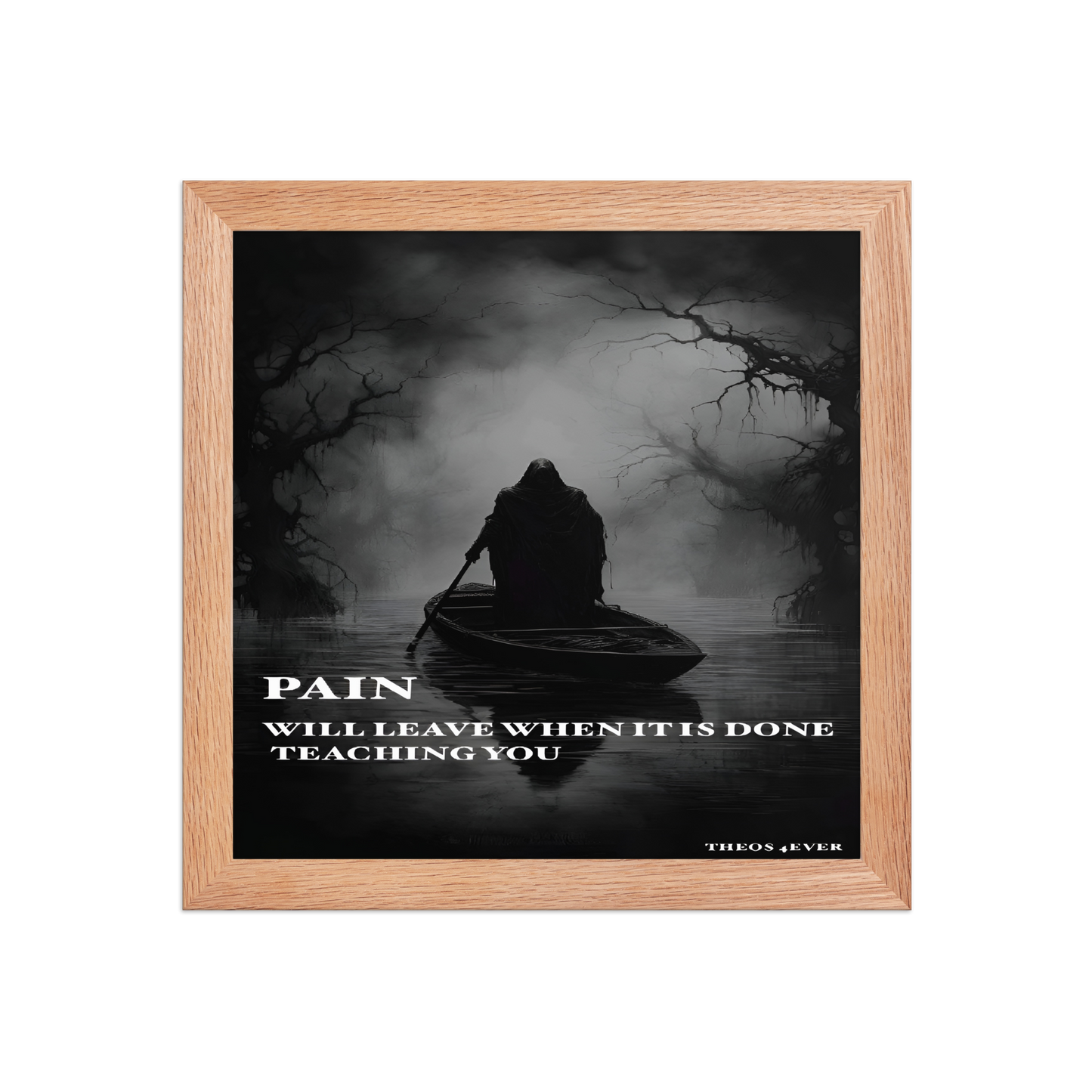 pain Motivation poster(Framed Edition)