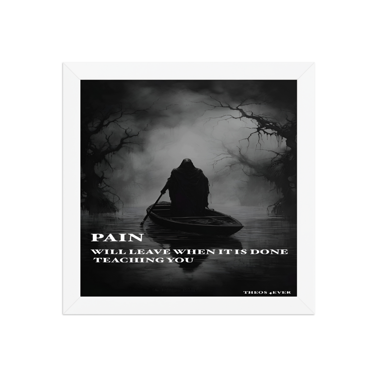 pain Motivation poster(Framed Edition)