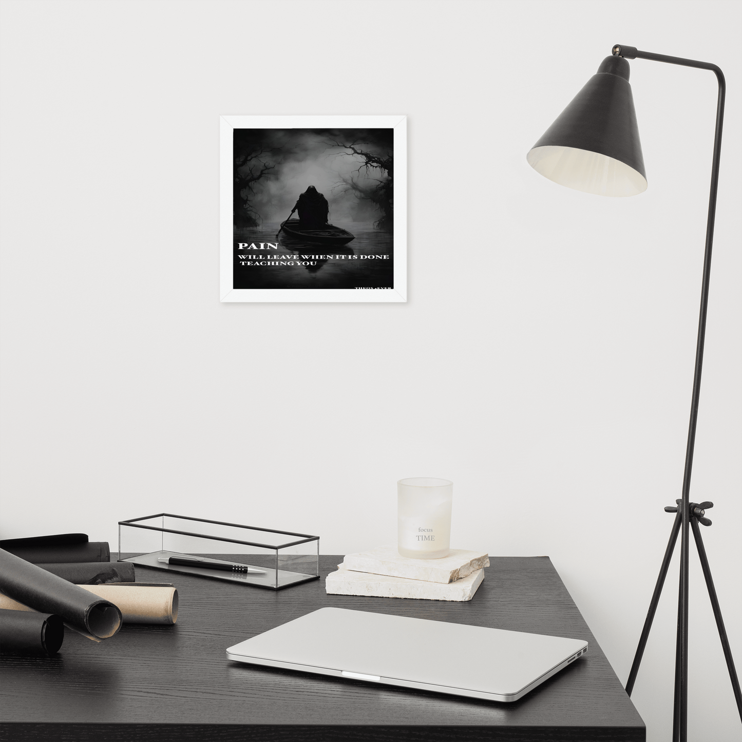pain Motivation poster(Framed Edition)
